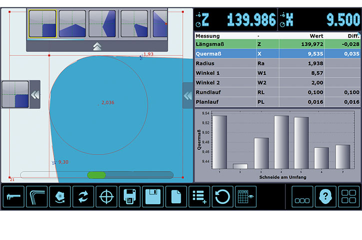  ZOLLER pilot 1.0 切削刃形状检测