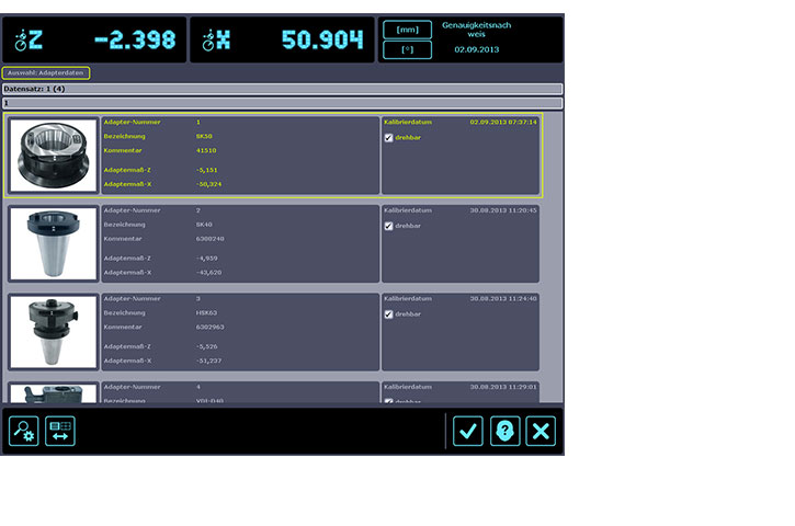 pilot 2 mT ZOLLER 换径套管理 myTouch 操作技术