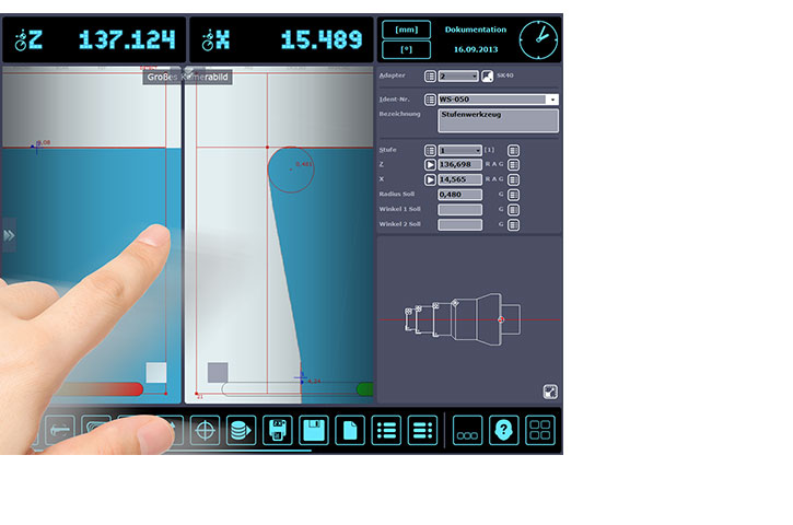 pilot 2 mT ZOLLER myTouch 操作技术