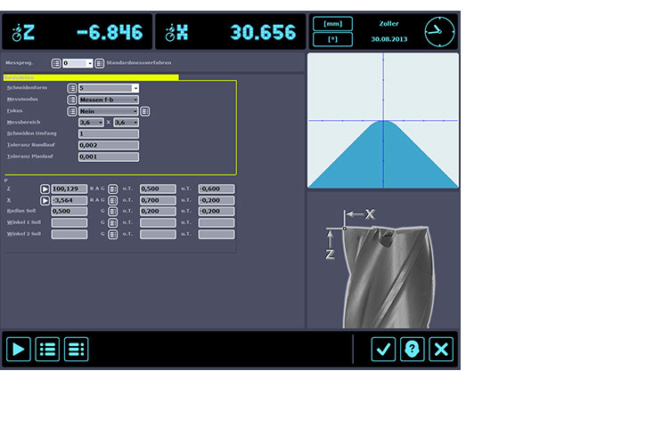 pilot 2 mT ZOLLER myTouch 操作技术