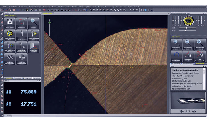 ZOLLER pomsoft 自动化边缘检测 