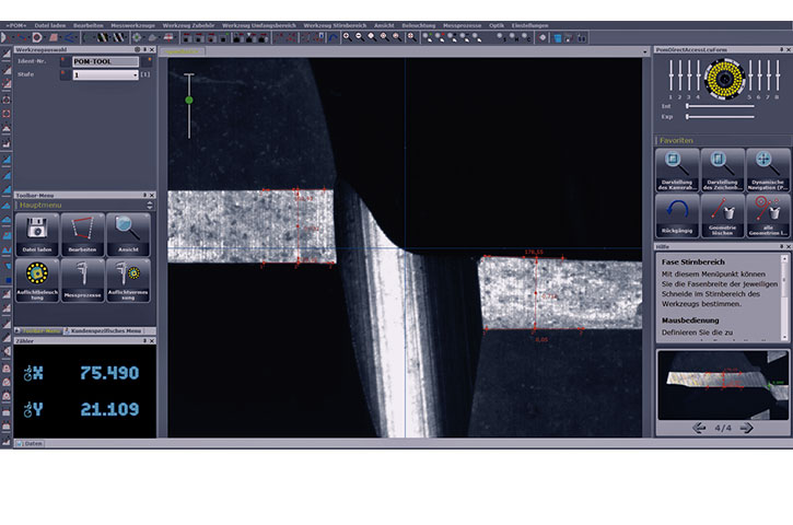 ZOLLER pomsoft 高分辨率细节视图 