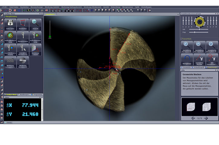 ZOLLER pomsoft 叠加显示 