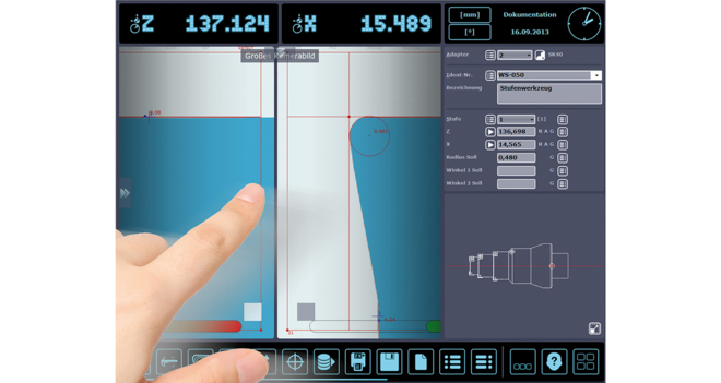 pilot 2 mT ZOLLER myTouch 操作技术